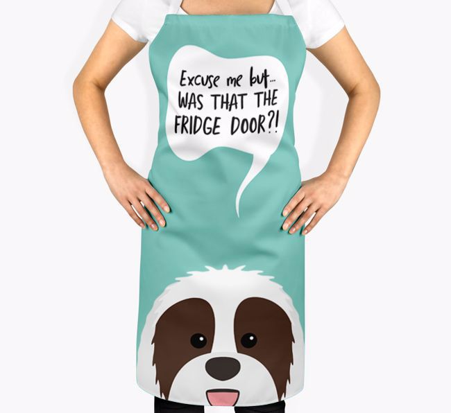 Was That The Fridge Door: Personalized {breedFullName} Apron