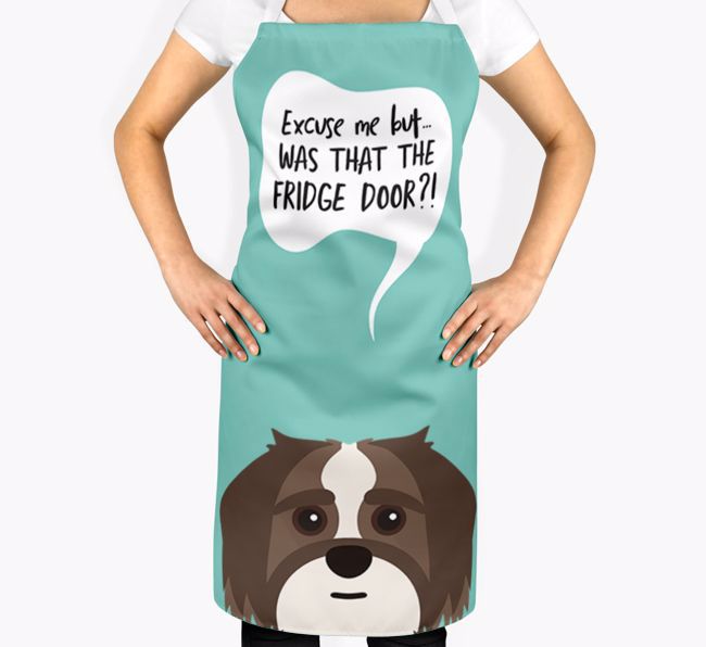 Was That The Fridge Door: Personalised {breedFullName} Apron