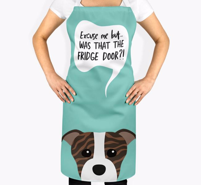 Was That The Fridge Door: Personalised {breedFullName} Apron