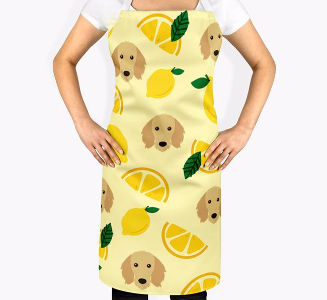 Fruit Pattern: Personalised {breedFullName} Apron (Various Patterns)