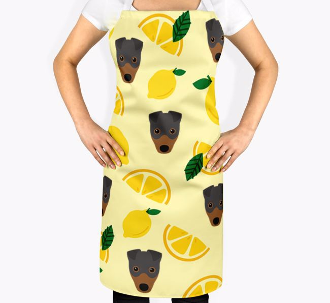 Fruit Pattern: Personalized {breedFullName} Apron (Various Patterns)