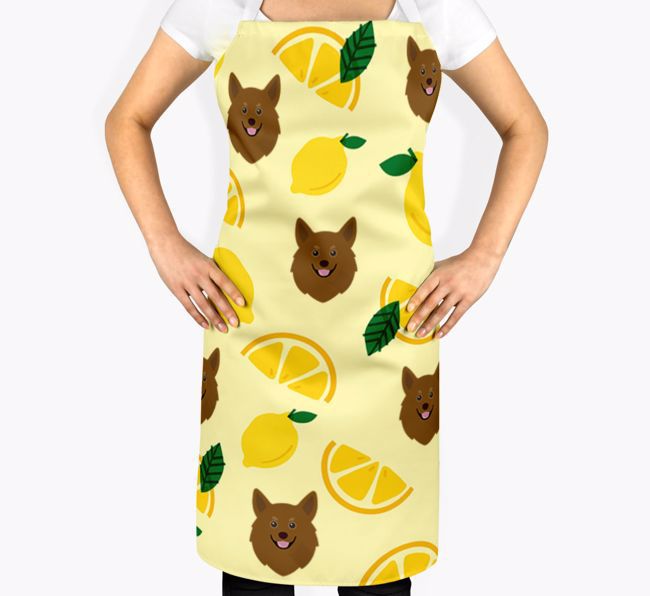 Fruit Pattern: Personalised {breedFullName} Apron (Various Patterns)