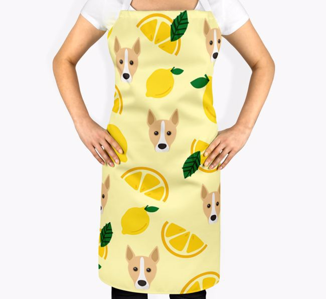 Fruit Pattern: Personalized {breedFullName} Apron (Various Patterns)