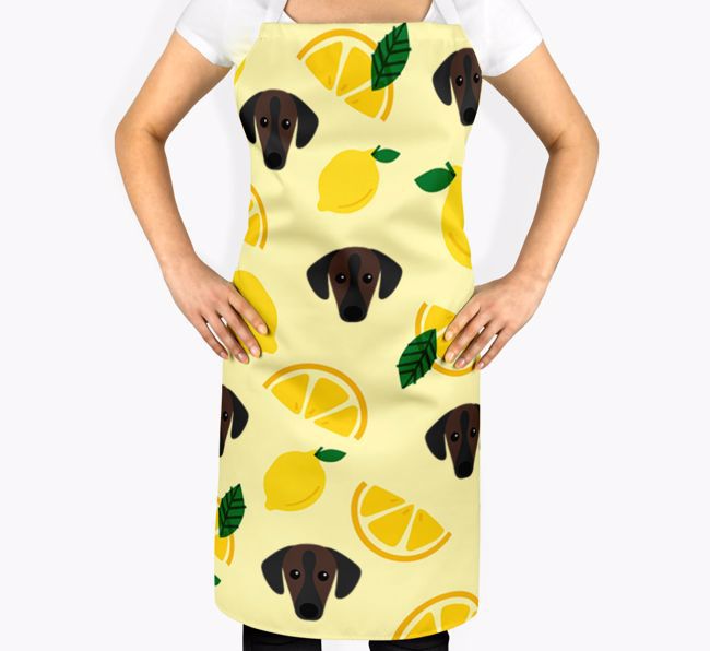 Fruit Pattern: Personalised {breedFullName} Apron (Various Patterns)