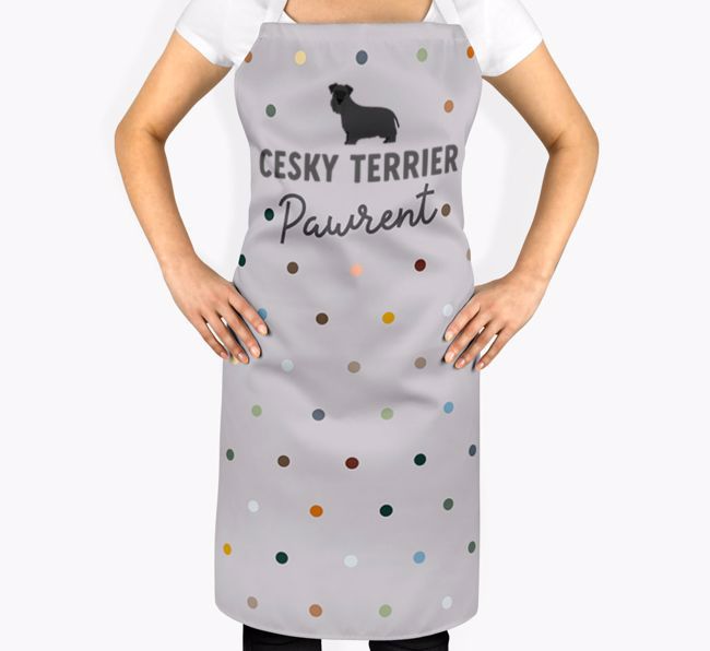 Personalised '{dogsName} The {breedFullName}' Apron