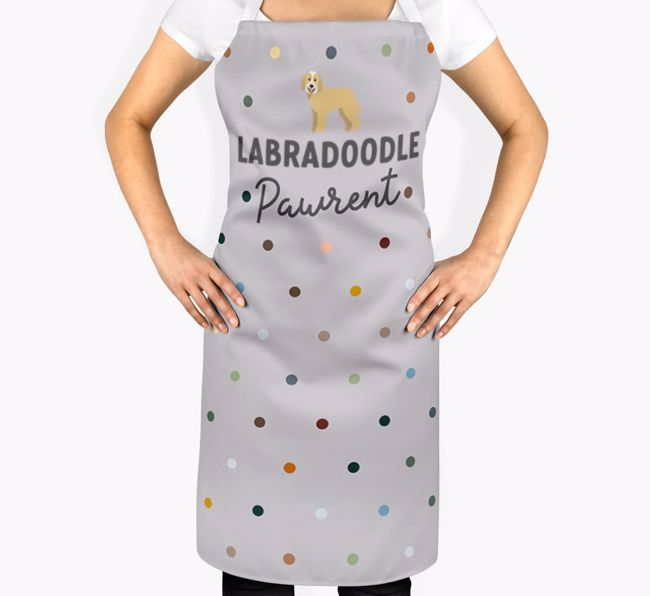 Personalised '{dogsName} The {breedFullName}' Apron