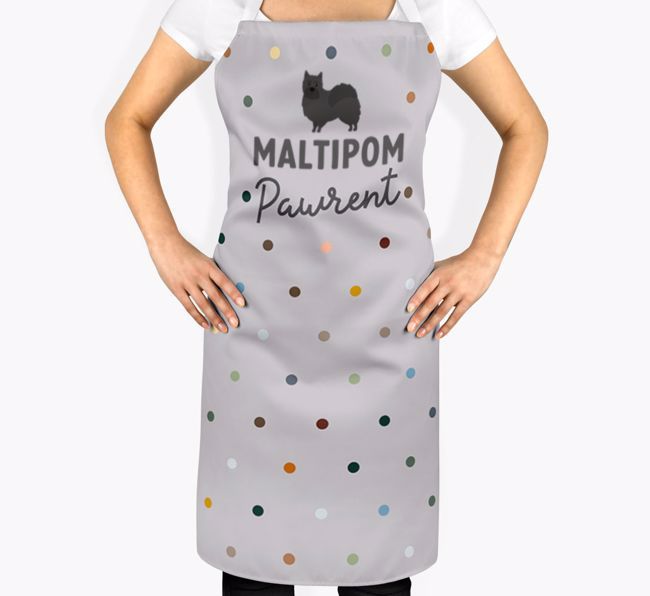 Personalised '{dogsName} The {breedFullName}' Apron