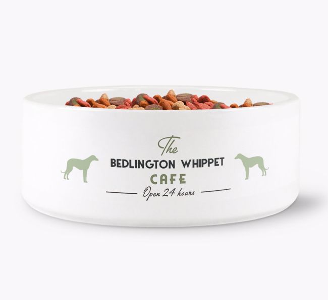 The {breedFullName} Cafe: Personalised Dog Bowl 