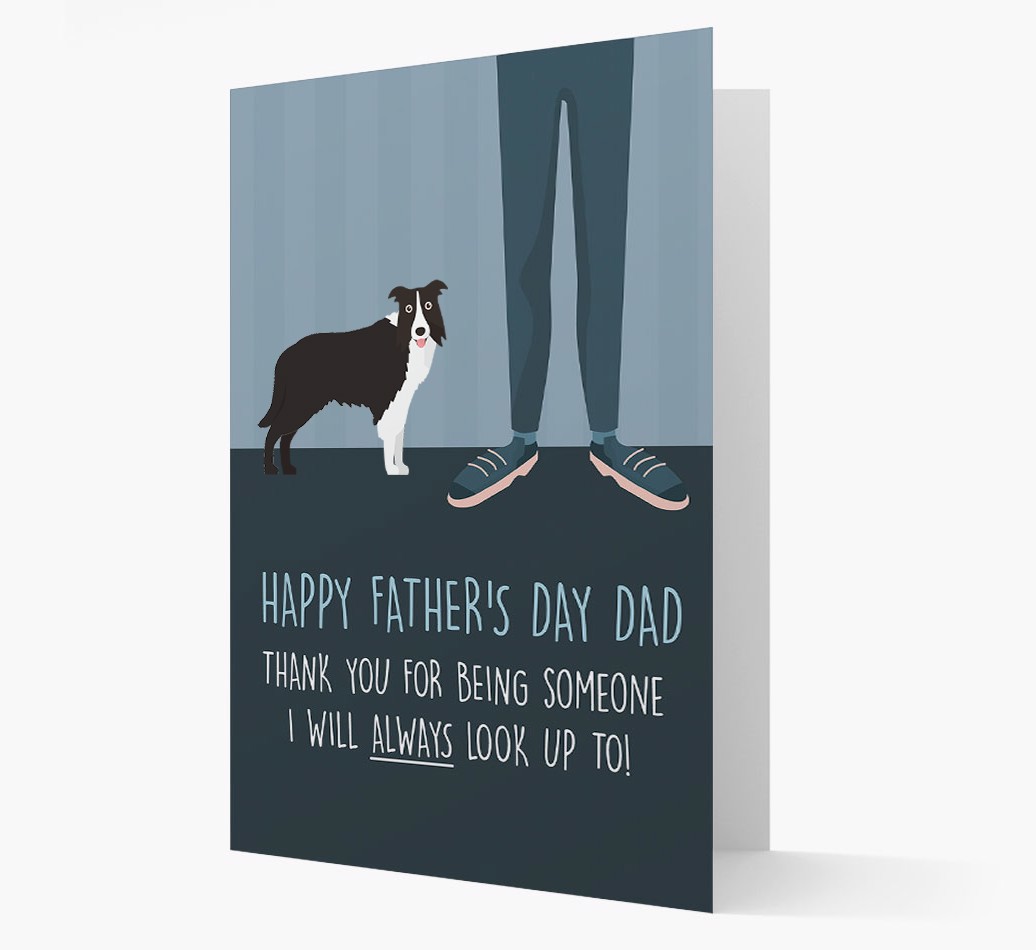 Happy Father's Day Dad - Personalized {breedFullName} Father's Day Card