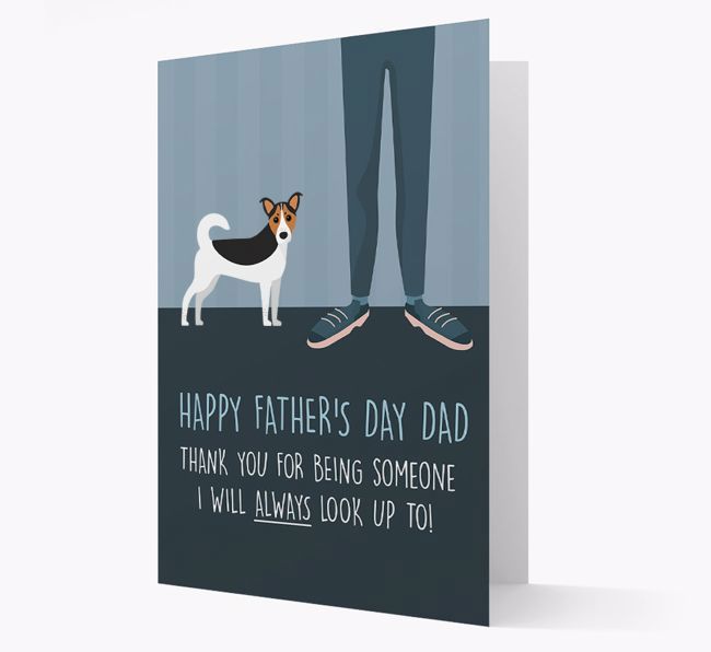 'Happy Father's Day Dad' - Personalised {breedFullName} Father's Day Card