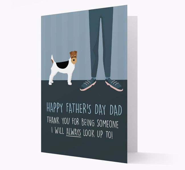 'Happy Father's Day Dad' - Personalised {breedFullName} Father's Day Card