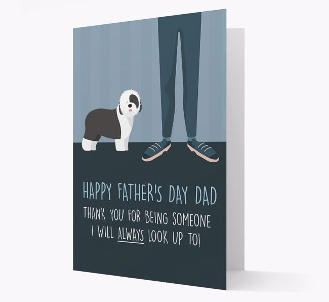 'Happy Father's Day Dad' - Personalised {breedFullName} Father's Day Card