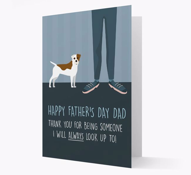 'Happy Father's Day Dad' - Personalised {breedFullName} Father's Day Card