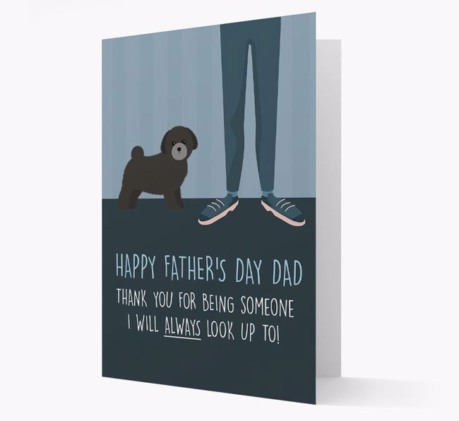 'Happy Father's Day Dad' - Personalised {breedFullName} Father's Day Card