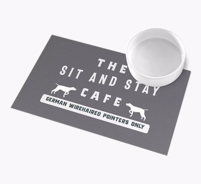 Sit and Stay Cafe: Personalised {breedFullName} Feeding Mat