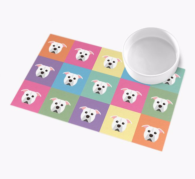 Personalised Icon Pattern: {breedFullName} Feeding Mat