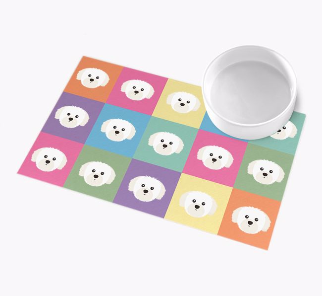 Personalised Icon Pattern: {breedFullName} Feeding Mat