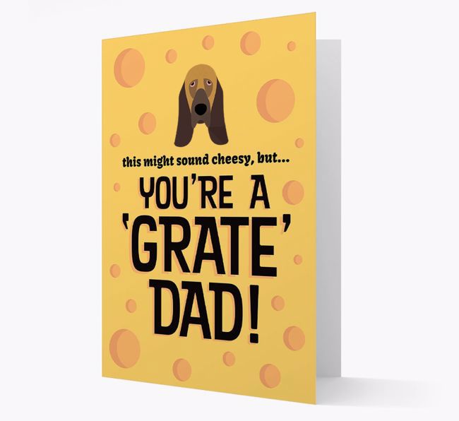 'You're A 'Grate' Dad!' - Personalized {breedFullName} Card