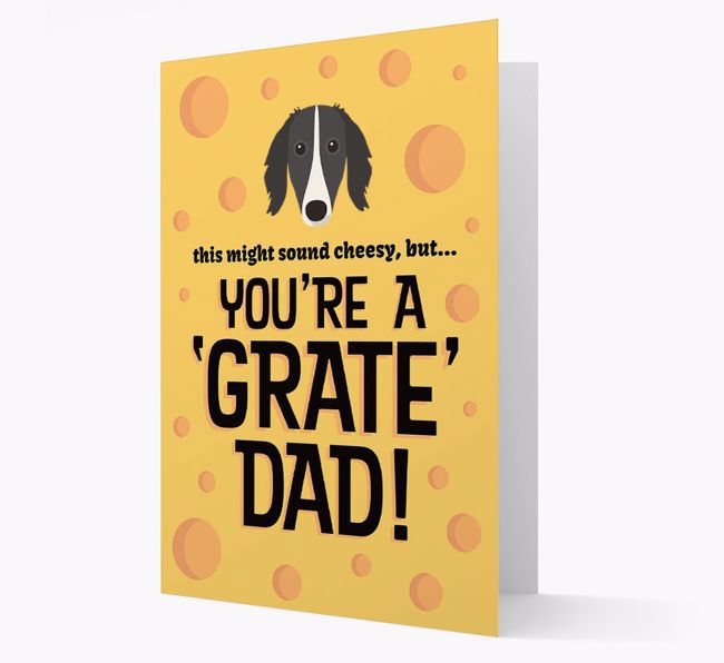 'You're A 'Grate' Dad!' - Personalized {breedFullName} Card