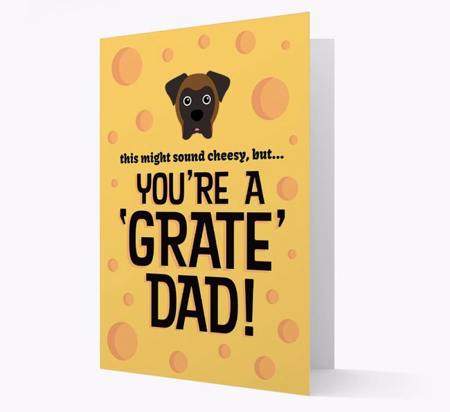 'You're A 'Grate' Dad!' - Personalized {breedFullName} Card