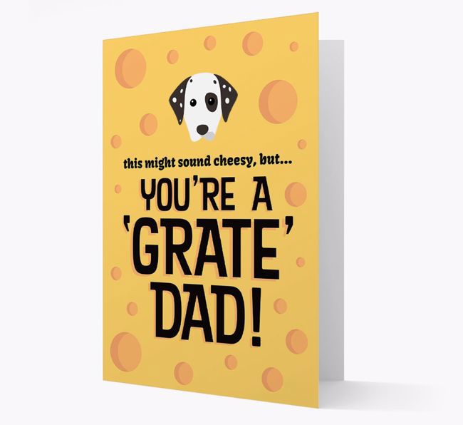 'You're A 'Grate' Dad!' - Personalized {breedFullName} Card