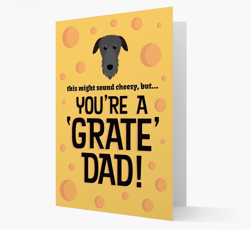 'You're a 'Grate' Dad!' - Personalised {breedFullName} Card front
