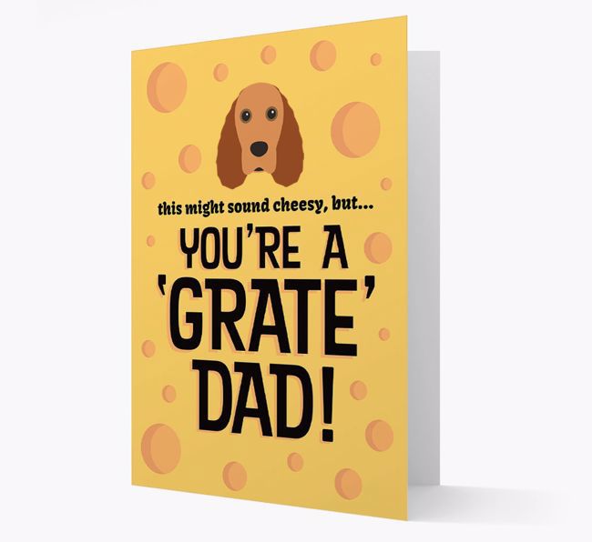 'You're A 'Grate' Dad!' - Personalized {breedFullName} Card