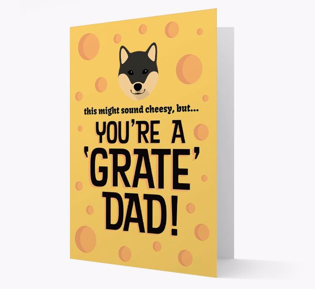 'You're A 'Grate' Dad!' - Personalized {breedFullName} Card