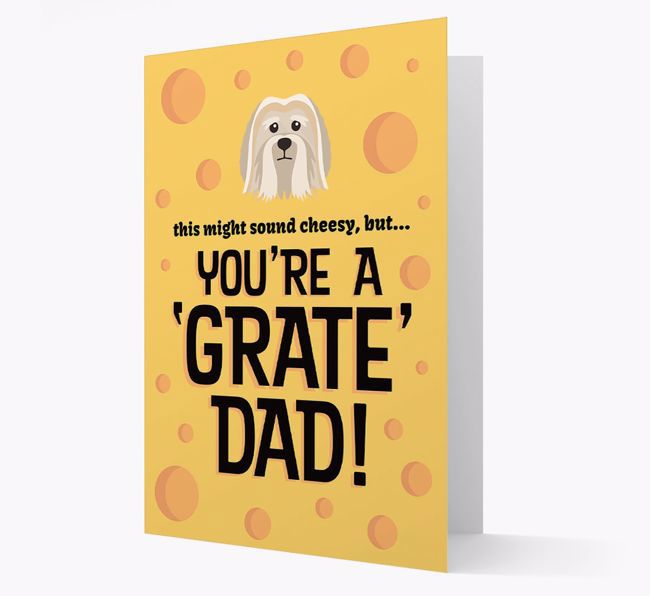 'You're A 'Grate' Dad!' - Personalized {breedFullName} Card