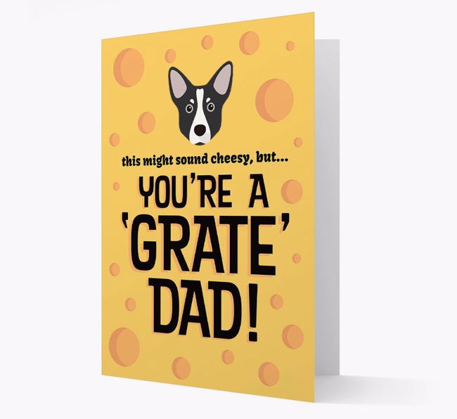 'You're A 'Grate' Dad!' - Personalized {breedFullName} Card