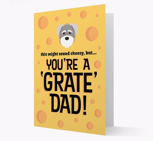 'You're A 'Grate' Dad!' - Personalized {breedFullName} Card