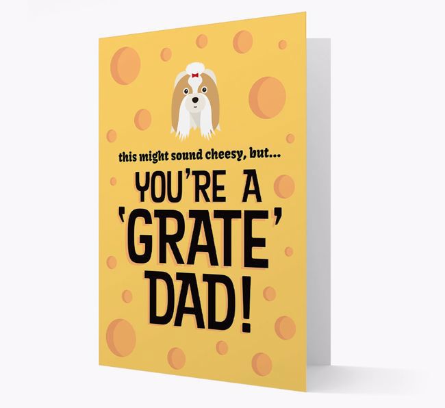 'You're A 'Grate' Dad!' - Personalized {breedFullName} Card