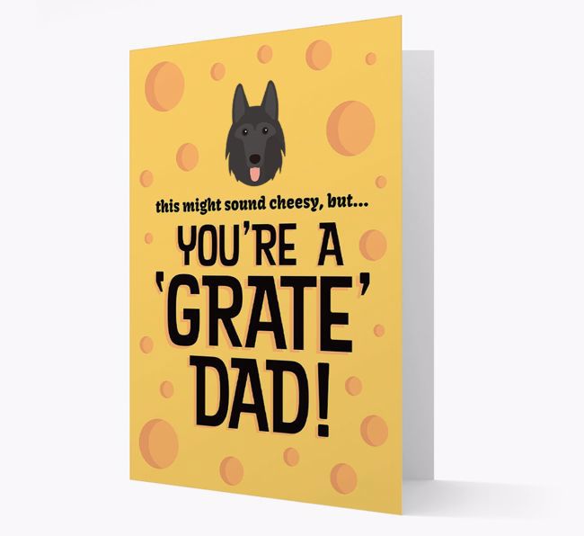 'You're A 'Grate' Dad!' - Personalized {breedFullName} Card