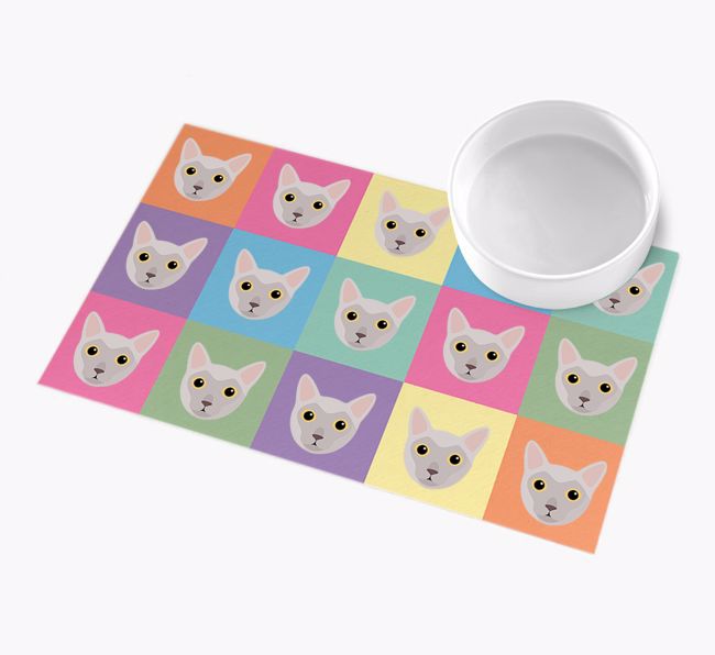 Personalised Icon Pattern: Personalised {breedFullName} Feeding Mat