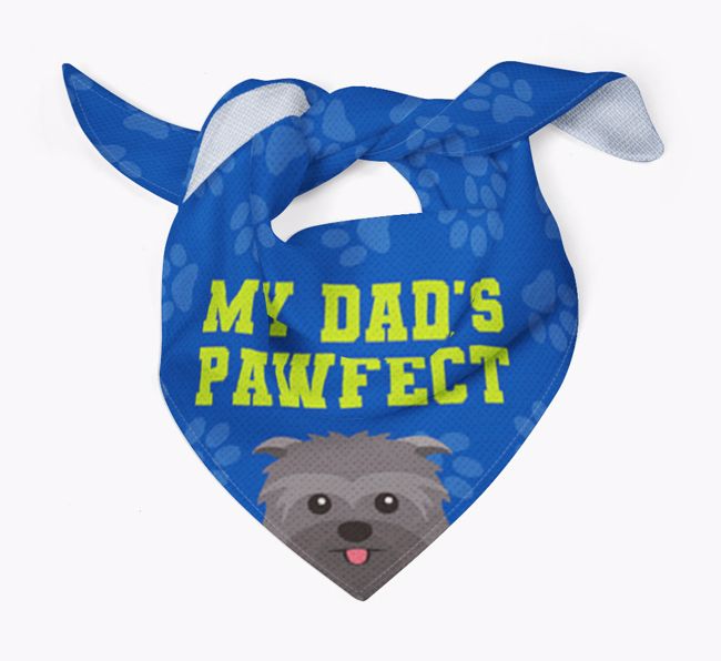 My Dad's Pawfect: Personalised {breedFullName} Bandana