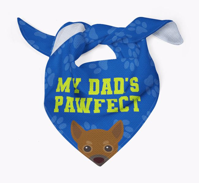 My Dad's Pawfect: Personalised {breedFullName} Bandana