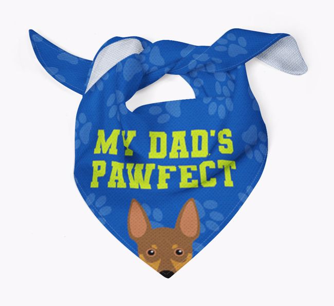 My Dad's Pawfect: Personalized {breedFullName} Bandana