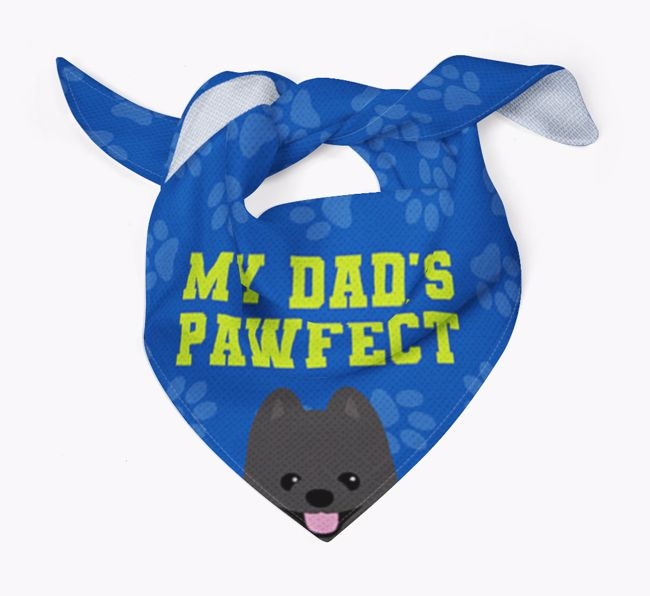 My Dad's Pawfect: Personalised {breedFullName} Bandana