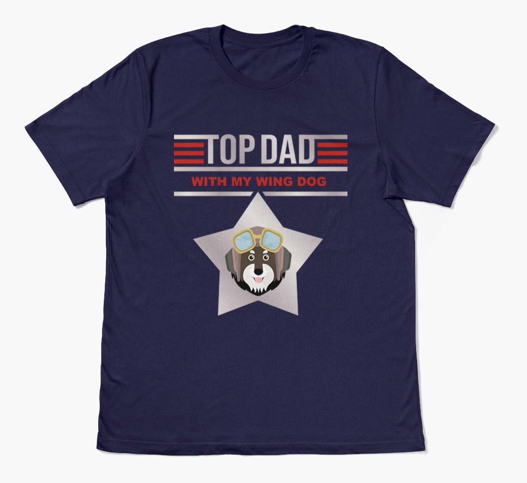 Top Dad - Personalised {breedFullName} T-Shirt