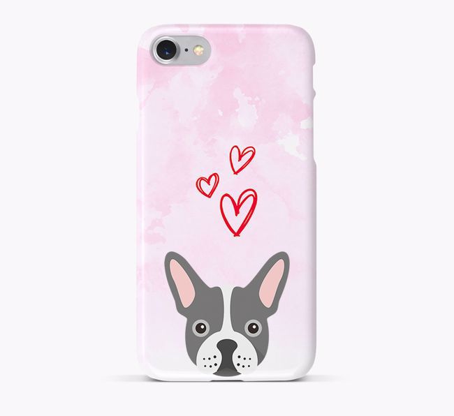 Phone Case with {breedCommonName} Icon & Hearts