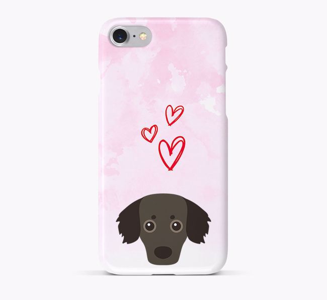 Phone Case with {breedCommonName} Icon & Hearts