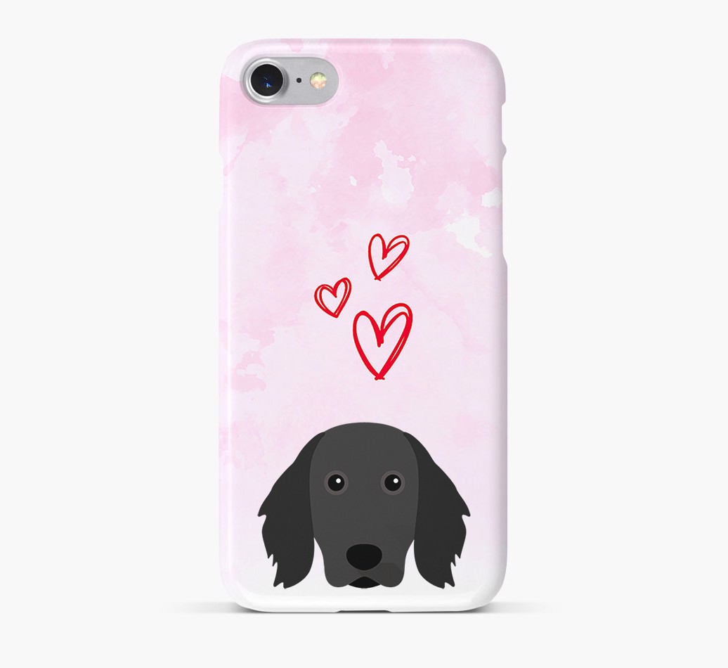 '{breedFullName} Icon & Hearts Phone Case