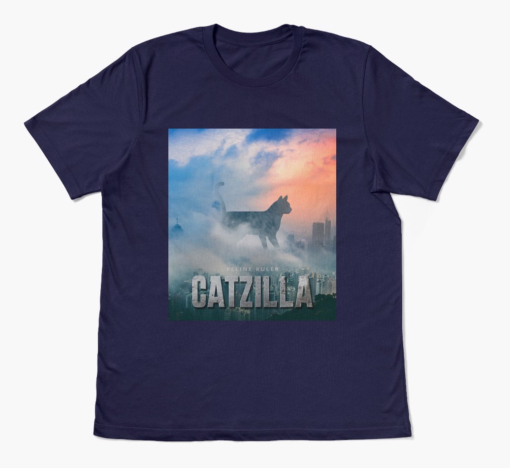 'Catzilla' - Personalised {breedFullName} T-Shirt