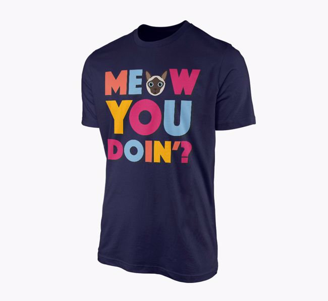 Meow You Doin'?: Personalised {breedFullName} T-Shirt