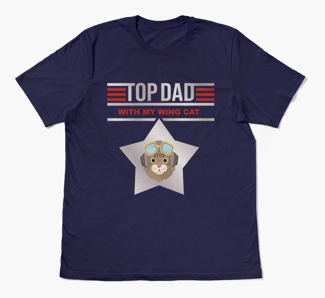 Top Dad - Personalised {breedFullName} T-Shirt