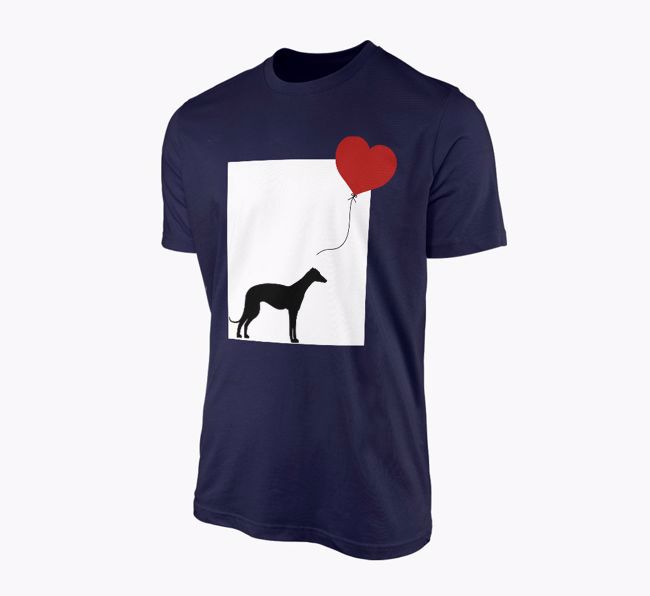 'Heart Balloon' - Personalised {breedFullName} Adult T-Shirt