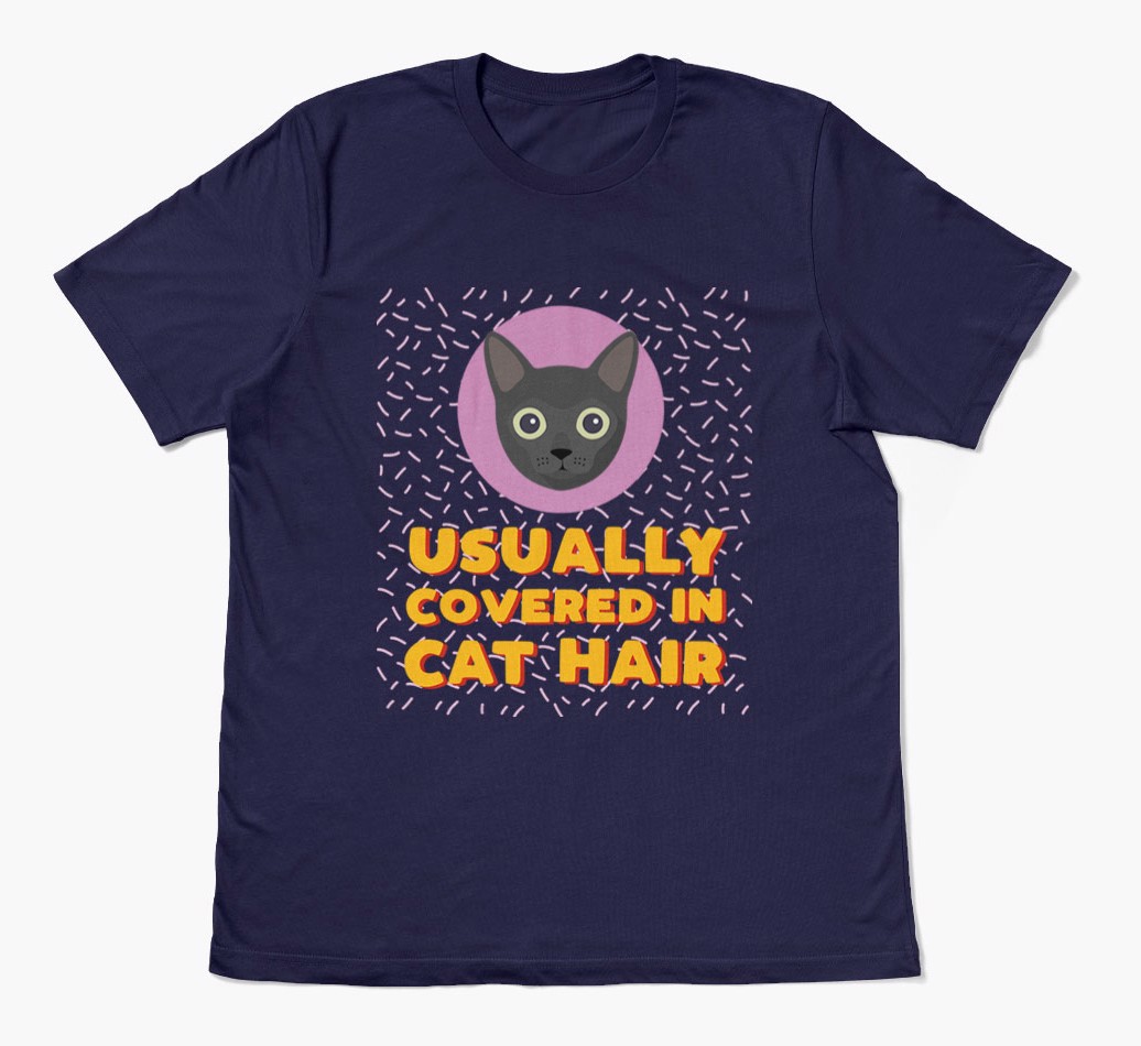 Covered In Cat Hair - Personalised {breedFullName} T-Shirt
