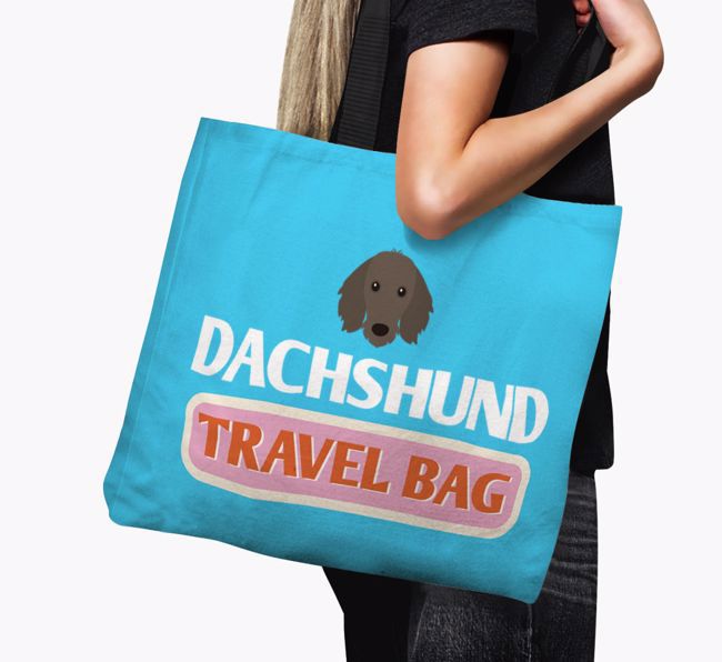 Travel Bag: Personalised {breedFullName} Canvas Bag