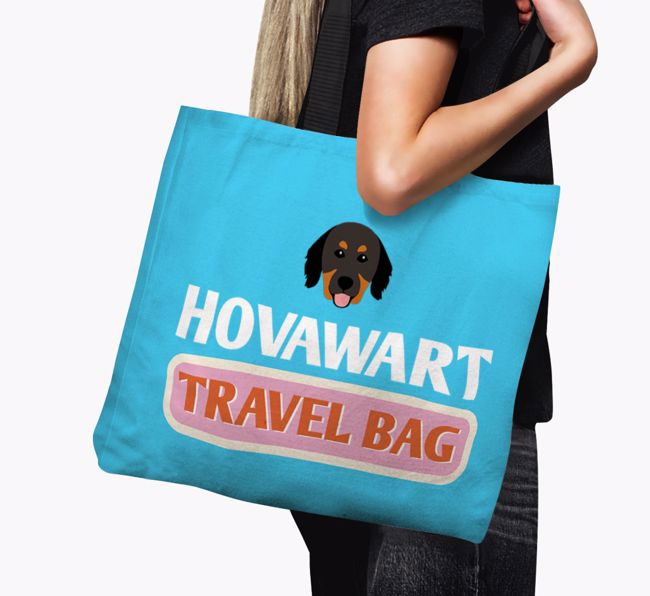 Travel Bag: Personalised {breedFullName} Canvas Bag