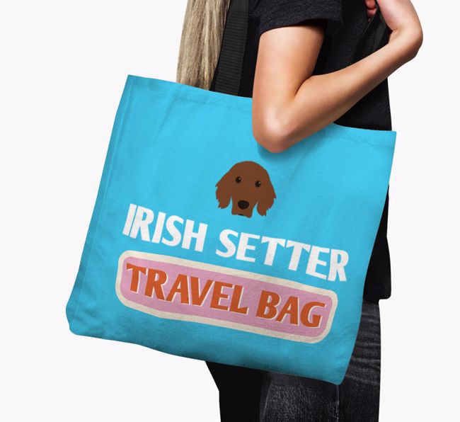 Travel Bag: Personalized {breedFullName} Canvas Bag